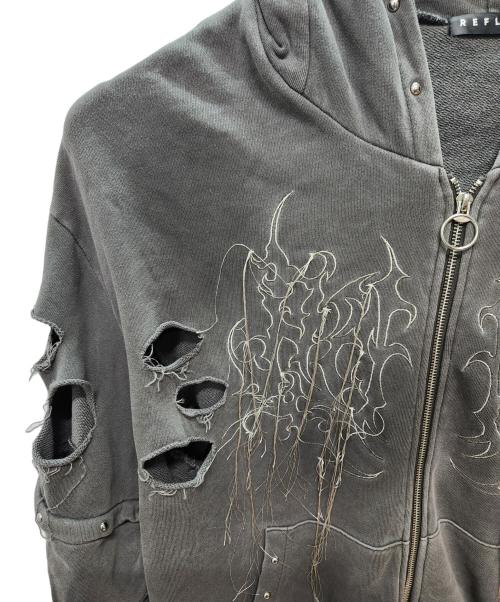 REFLEM（レフレム）REFLEM (レフレム) うさ耳ジップパーカー グレー サイズ:Freeの古着・服飾アイテム