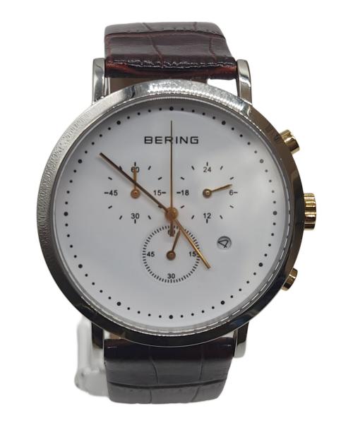 BERING（ベーリング）BERING (ベーリング) リストウォッチ ホワイトの古着・服飾アイテム