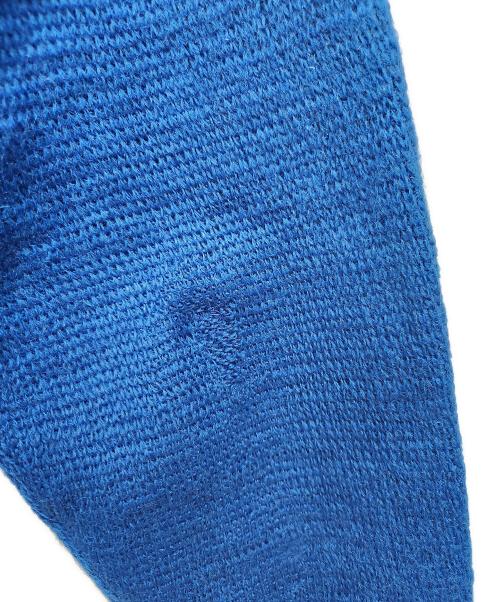 VINTAGE（ヴィンテージ）VINTAGE (ヴィンテージ) モヘア混 アーガイル カーディガン ブルー×グレー サイズ:表記無しの古着・服飾アイテム