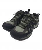 SALOMONサロモン）の古着「ローカットスニーカー」｜カーキ×ブラック