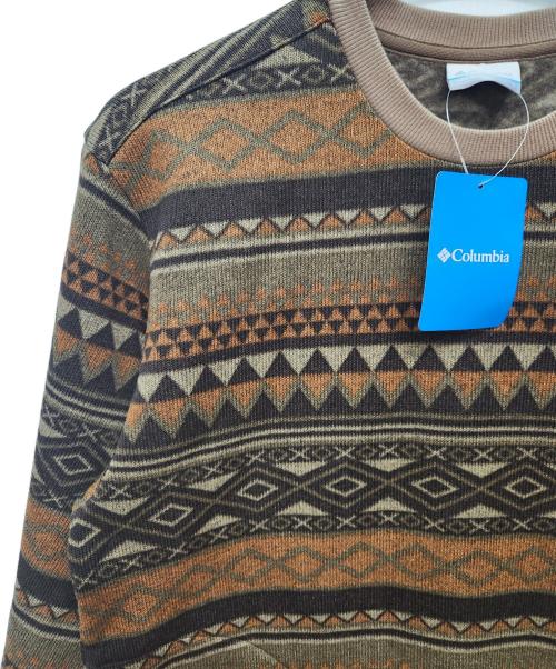 Columbia（コロンビア）Columbia (コロンビア) ラヴェルリッジクルー ブラウン×オリーブ サイズ:S 未使用品の古着・服飾アイテム