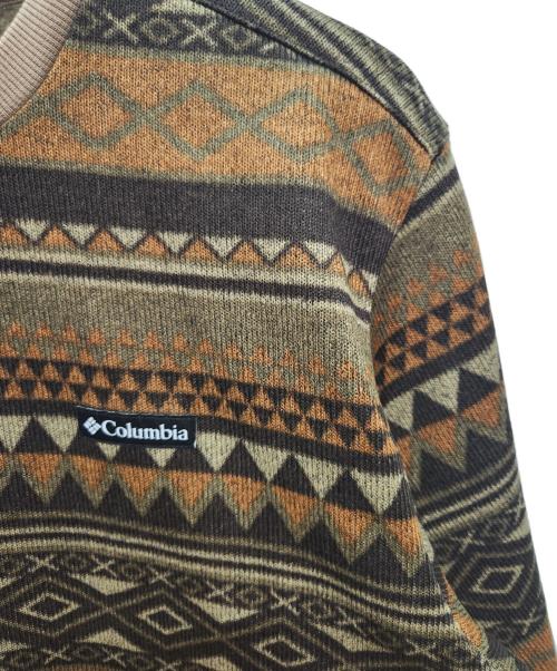 Columbia（コロンビア）Columbia (コロンビア) ラヴェルリッジクルー ブラウン×オリーブ サイズ:S 未使用品の古着・服飾アイテム