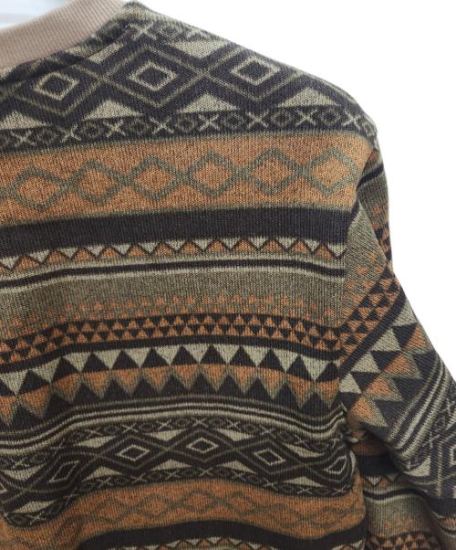 Columbia（コロンビア）Columbia (コロンビア) ラヴェルリッジクルー ブラウン×オリーブ サイズ:S 未使用品の古着・服飾アイテム