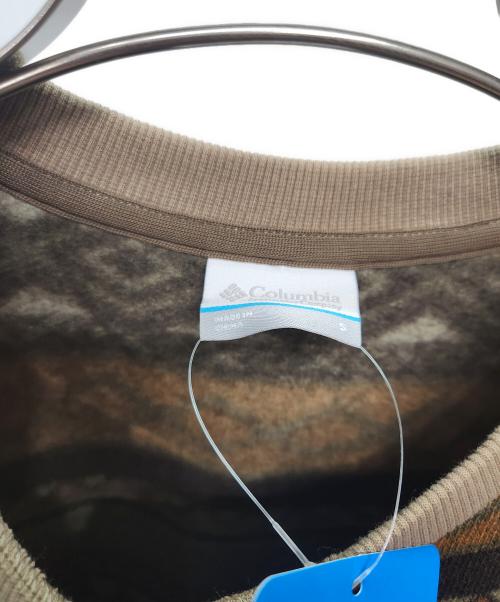 Columbia（コロンビア）Columbia (コロンビア) ラヴェルリッジクルー ブラウン×オリーブ サイズ:S 未使用品の古着・服飾アイテム