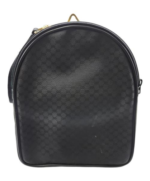 GUCCI（グッチ）GUCCI (グッチ) ボストンバッグ ブラックの古着・服飾アイテム