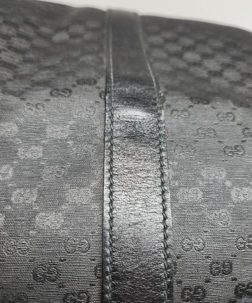 GUCCI（グッチ）GUCCI (グッチ) ボストンバッグ ブラックの古着・服飾アイテム