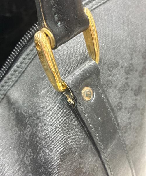 GUCCI（グッチ）GUCCI (グッチ) ボストンバッグ ブラックの古着・服飾アイテム