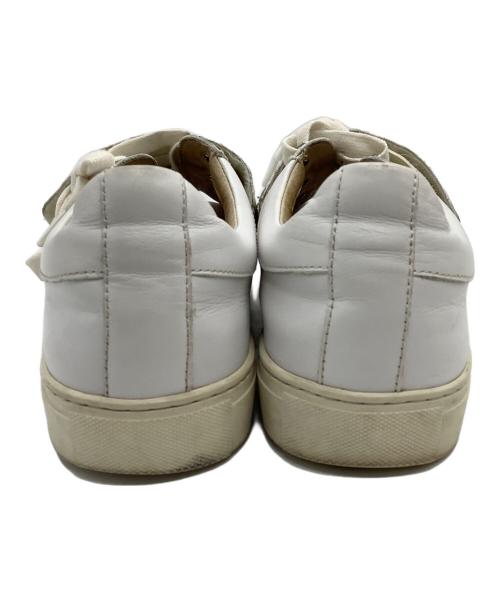 BALMAIN（バルマン）BALMAIN (バルマン) レザースニーカー ホワイト サイズ:25.5cmの古着・服飾アイテム