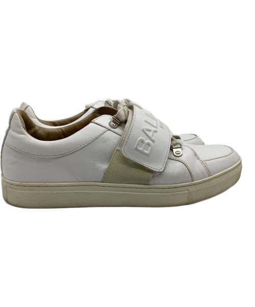 BALMAIN（バルマン）BALMAIN (バルマン) レザースニーカー ホワイト サイズ:25.5cmの古着・服飾アイテム