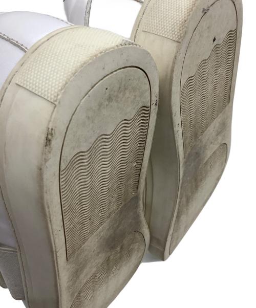 BALMAIN（バルマン）BALMAIN (バルマン) レザースニーカー ホワイト サイズ:25.5cmの古着・服飾アイテム