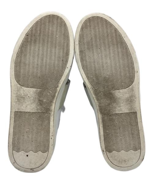 BALMAIN（バルマン）BALMAIN (バルマン) レザースニーカー ホワイト サイズ:25.5cmの古着・服飾アイテム