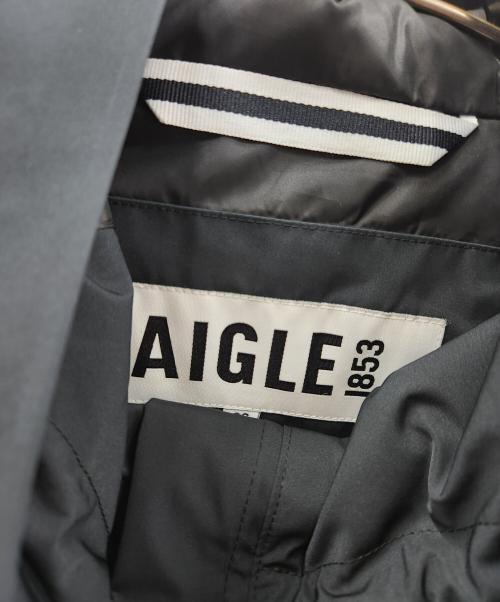 AIGLE（エーグル）AIGLE (エーグル) 【透湿防水】フィッシュテールフーデッドジャケット ブラック サイズ:36の古着・服飾アイテム