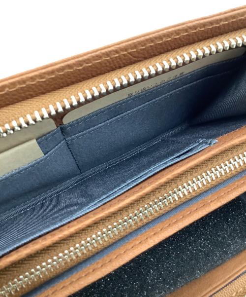 KATHARINE HAMNETT（キャサリンハムネット）KATHARINE HAMNETT (キャサリンハムネット) 長財布 ブラウンの古着・服飾アイテム