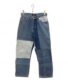 X-LARGE（エクストララージ）の古着「PATCHWORK DENIM PANTS」｜ブルー