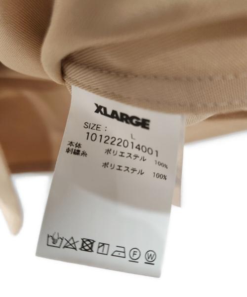 X-LARGE（エクストララージ）X-LARGE (エクストララージ) 半袖シャツ ベージュ×ブラック サイズ:Lの古着・服飾アイテム