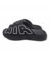 NIKE (ナイキ) サンダル/Air More Uptempo Slide ブラック×ホワイト サイズ:26cm：9000円