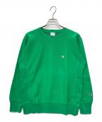 Champion REVERSE WEAVEチャンピオン リバース ウィーブ）の古着「REVERSE WEAVE クルーネックスウェット」｜グリーン