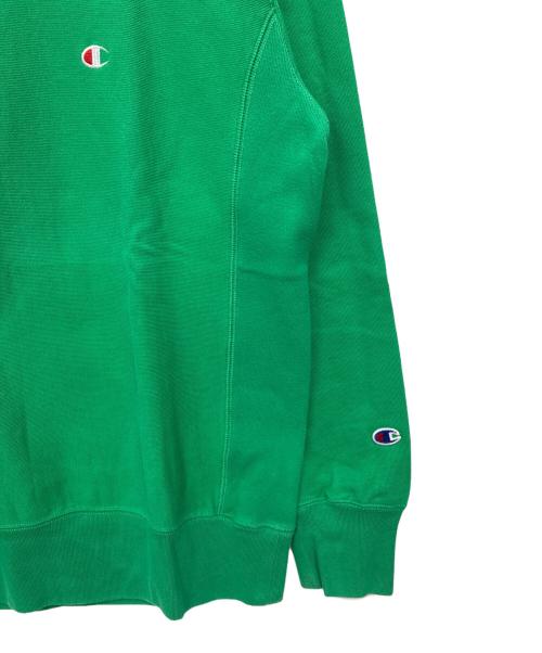 Champion REVERSE WEAVE（チャンピオン リバース ウィーブ）Champion REVERSE WEAVE (チャンピオン リバース ウィーブ) REVERSE WEAVE クルーネックスウェット グリーン サイズ:XLの古着・服飾アイテム