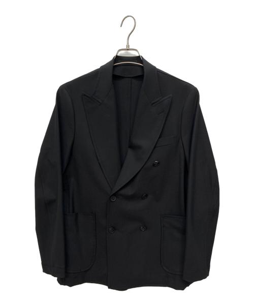 TOMORROW LAND（トゥモローランド）TOMORROW LAND (トゥモローランド) ウールポプリンW6B アンコンジャケット ブラック サイズ:46の古着・服飾アイテム