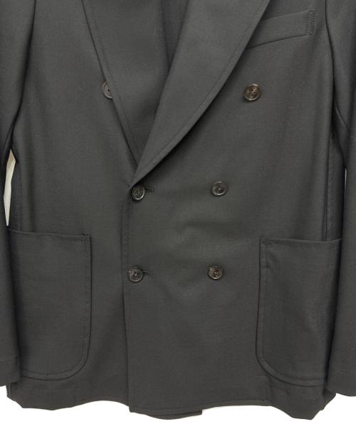 TOMORROW LAND（トゥモローランド）TOMORROW LAND (トゥモローランド) ウールポプリンW6B アンコンジャケット ブラック サイズ:46の古着・服飾アイテム