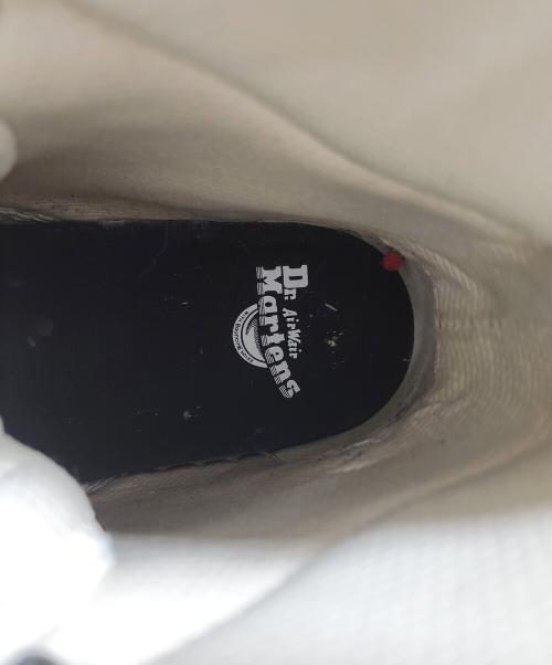 Dr.Martens（ドクターマーチン）Dr.Martens (ドクターマーチン) キャンバスブーツ ホワイト サイズ:26.5の古着・服飾アイテム