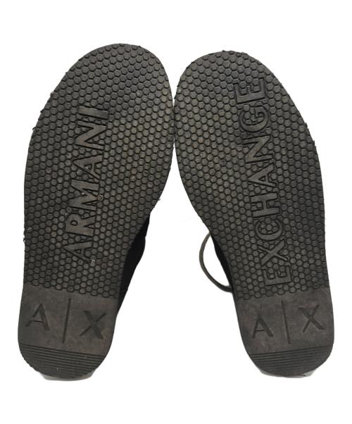 ARMANI EXCHANGE（アルマーニ エクスチェンジ）ARMANI EXCHANGE (アルマーニ エクスチェンジ) 厚底スニーカー ブラック サイズ:26.5cmの古着・服飾アイテム