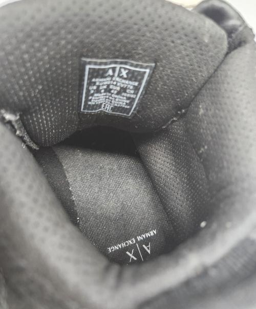 ARMANI EXCHANGE（アルマーニ エクスチェンジ）ARMANI EXCHANGE (アルマーニ エクスチェンジ) 厚底スニーカー ブラック サイズ:26.5cmの古着・服飾アイテム
