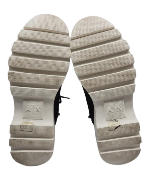 ARMANI EXCHANGE（アルマーニ エクスチェンジ）ARMANI EXCHANGE (アルマーニ エクスチェンジ) レースアップ トレッキングシューズ ブラック サイズ:26.5の古着・服飾アイテム