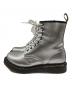 Dr.Martens (ドクターマーチン) メタリック 8ホールブーツ シルバー サイズ:26.5：5000円