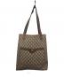 GUCCI（グッチ）の古着「トートバッグ　OLD GUCCI」｜グレー×ブラウン