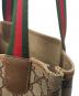 中古・古着 GUCCI (グッチ) トートバッグ　OLD GUCCI グレー×ブラウン：8000円