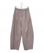 ARPEGE STORYアルページュストーリー）の古着「ドライカーヴィーパンツ」｜ピンク