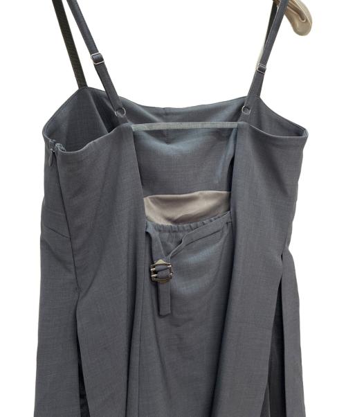COCODEAL（ココディール）COCODEAL (ココディール) キャミジレチュールレイヤーワンピース チャコールグレー サイズ:SIZE 2の古着・服飾アイテム