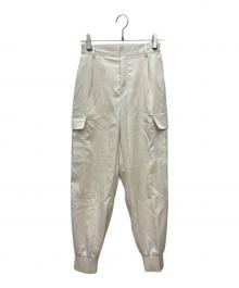 ARPEGE STORY（アルページュストーリー）の古着「サテンカーゴパンツ」｜ベージュ