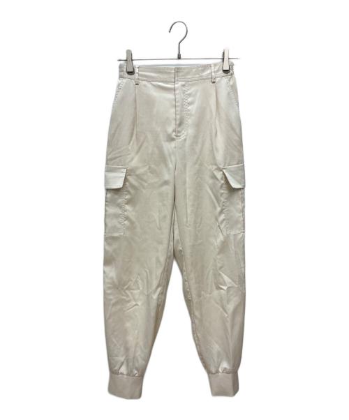 ARPEGE STORY（アルページュストーリー）Arpege story (アルページュストーリー) サテンカーゴパンツ ベージュ サイズ:SIZE 1の古着・服飾アイテム
