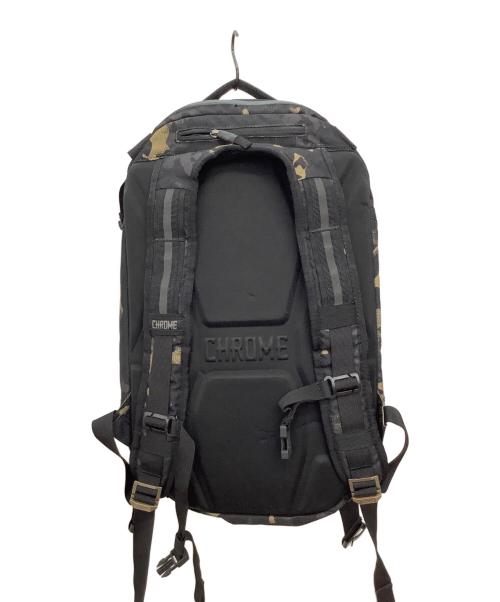 CHROME（クローム）CHROME (クローム) バックパック ブラック×ベージュの古着・服飾アイテム