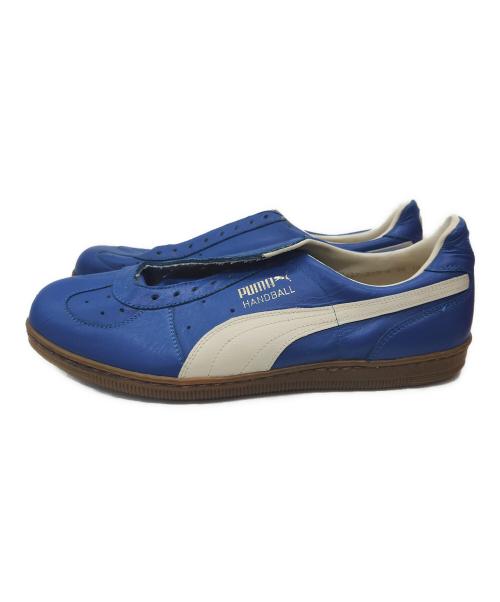 PUMA（プーマ）PUMA (プーマ) ローカットスニーカー　HANDBALL　70s ユーゴスラビア製 ブルー サイズ:28.5cmの古着・服飾アイテム