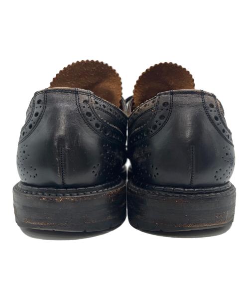 foot the coacher（フットザコーチャー）foot the coacher (フットザコーチャー) ウィングチップシューズ ブラック サイズ:8 1/2の古着・服飾アイテム