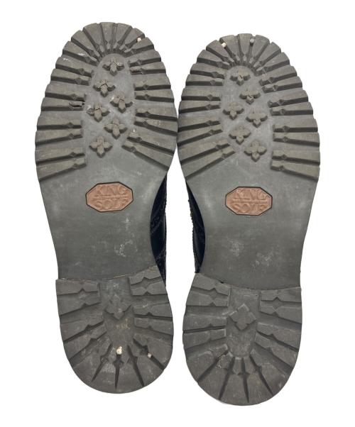 foot the coacher（フットザコーチャー）foot the coacher (フットザコーチャー) ウィングチップシューズ ブラック サイズ:8 1/2の古着・服飾アイテム