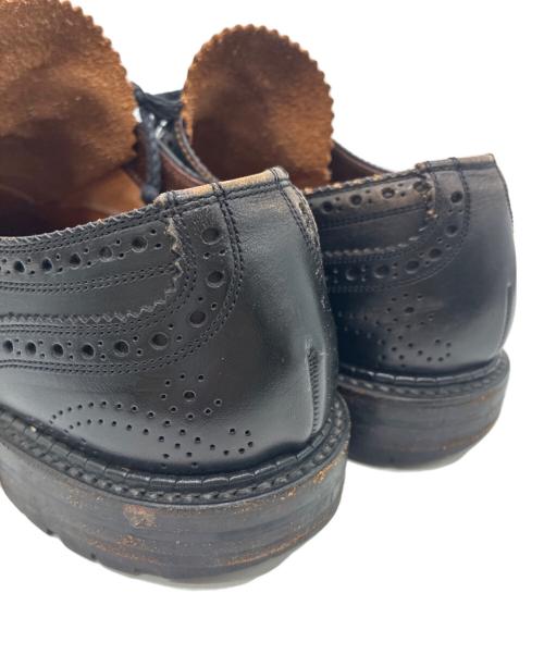 foot the coacher（フットザコーチャー）foot the coacher (フットザコーチャー) ウィングチップシューズ ブラック サイズ:8 1/2の古着・服飾アイテム