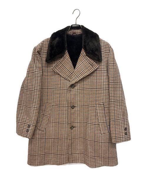 THE NORTHWEST（ノースウェスト）THE NORTHWEST (ノースウェスト) 70s ウールダブルコート ブラウン サイズ:46Rの古着・服飾アイテム