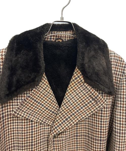 THE NORTHWEST（ノースウェスト）THE NORTHWEST (ノースウェスト) 70s ウールダブルコート ブラウン サイズ:46Rの古着・服飾アイテム