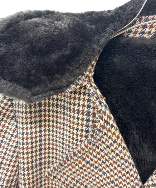 THE NORTHWEST（ノースウェスト）THE NORTHWEST (ノースウェスト) 70s ウールダブルコート ブラウン サイズ:46Rの古着・服飾アイテム