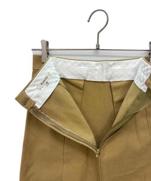 BLAMINK（ブラミンク）BLAMINK (ブラミンク) ツイルタックスカート ベージュ サイズ:36の古着・服飾アイテム