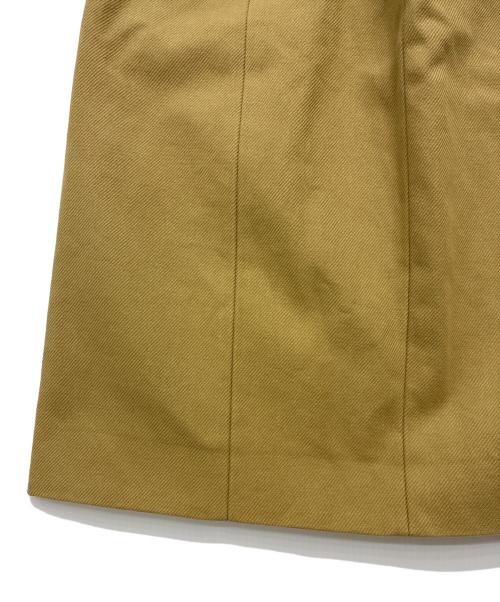 BLAMINK（ブラミンク）BLAMINK (ブラミンク) ツイルタックスカート ベージュ サイズ:36の古着・服飾アイテム