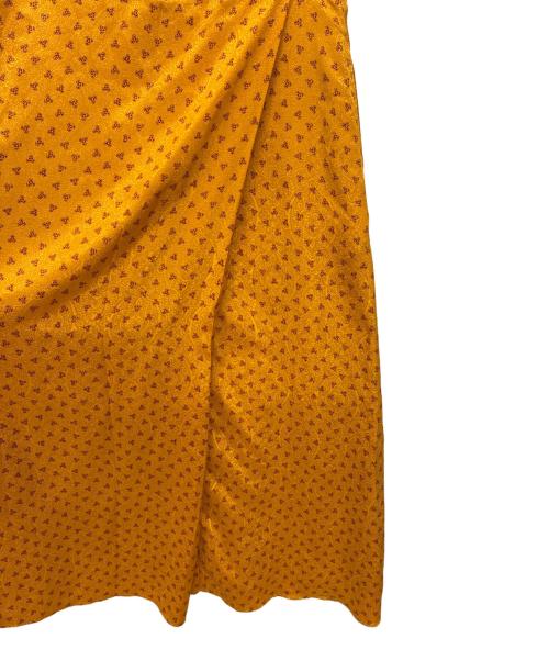 SLOBE IENA（スローブ イエナ）SLOBE IENA (スローブ イエナ) サテンジャガードスカート イエロー サイズ:38の古着・服飾アイテム