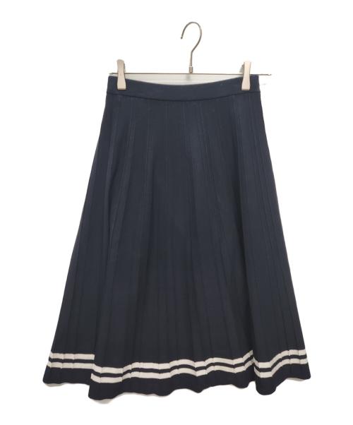 MACKINTOSH PHILOSOPHY（マッキントッシュ フィロソフィー）MACKINTOSH PHILOSOPHY (マッキントッシュ フィロソフィー) リブスカート ネイビー サイズ:38の古着・服飾アイテム