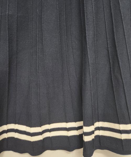 MACKINTOSH PHILOSOPHY（マッキントッシュ フィロソフィー）MACKINTOSH PHILOSOPHY (マッキントッシュ フィロソフィー) リブスカート ネイビー サイズ:38の古着・服飾アイテム