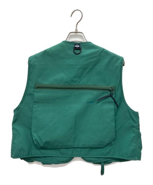 Columbia（コロンビア）Columbia (コロンビア) 90s フィッシングベスト グリーン サイズ:Lの古着・服飾アイテム