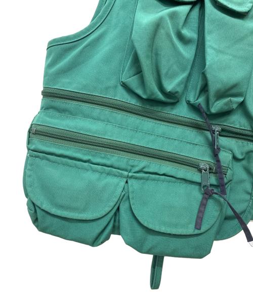 Columbia（コロンビア）Columbia (コロンビア) 90s フィッシングベスト グリーン サイズ:Lの古着・服飾アイテム